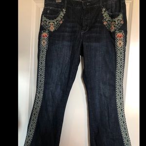 Laurie Felt Embroidered Jeans